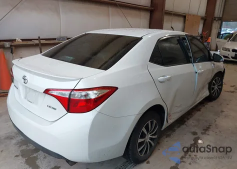 2014 Toyota Corolla Le Eco z USA, uszkodzony, nr VIN 5YFBPRHEXEP004921